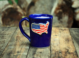 USA Flag Handmade Mug